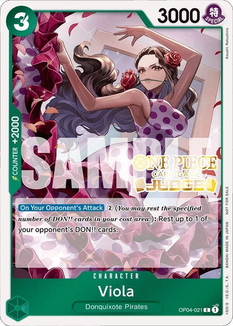 Viola (Judge Pack Vol. 4) - One Piece Card Game card