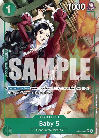 Baby 5 (Full Art) - One Piece Card Game card