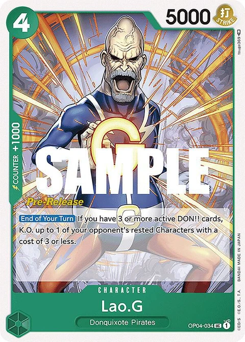 Lao.G - One Piece Card Game card
