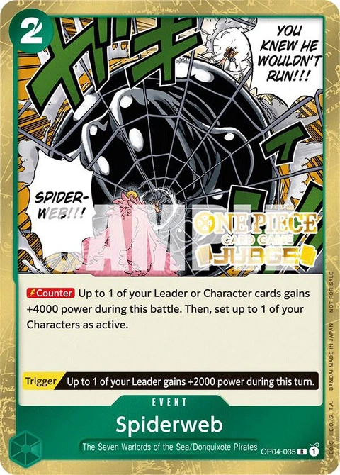 Spiderweb (Judge Pack Vol. 3) - One Piece Card Game card