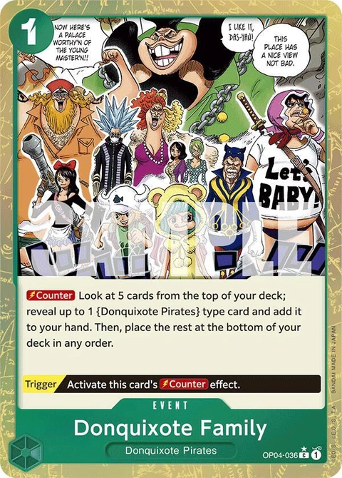 Donquixote Family (Textured Foil) - One Piece Card Game card