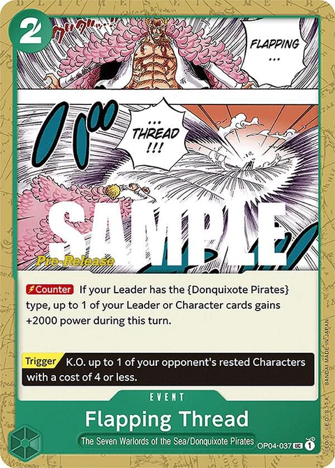 Flapping Thread - One Piece Card Game card