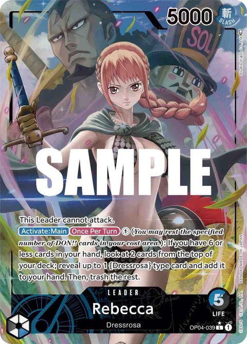 Rebecca (Alternate Art) - One Piece Card Game card