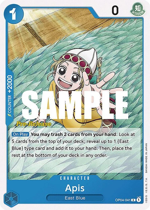 Apis - One Piece Card Game card