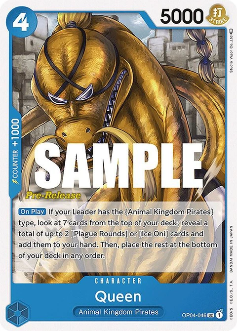 Queen - One Piece Card Game card