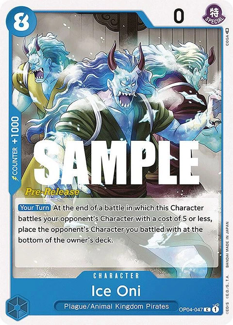 Ice Oni - One Piece Card Game card
