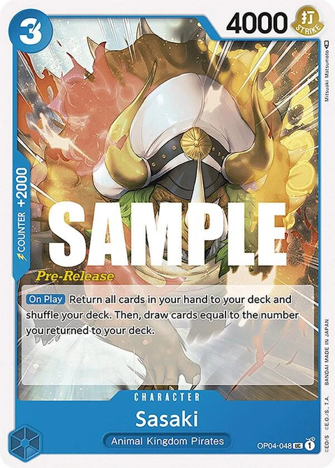 Sasaki - One Piece Card Game card