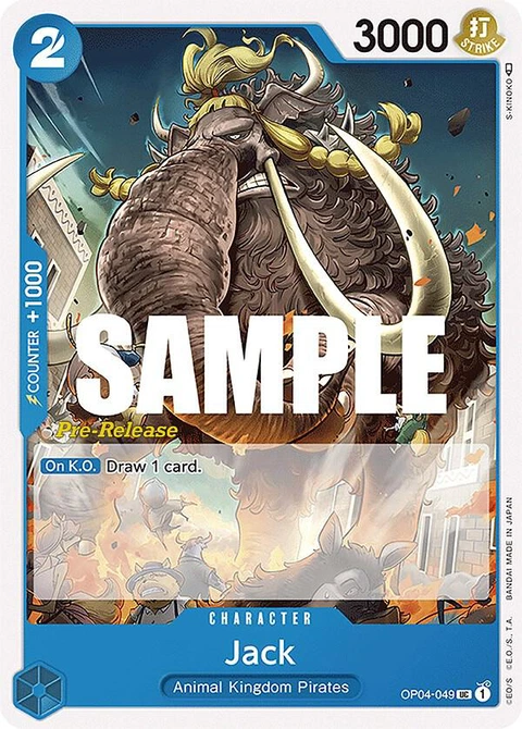 Jack - One Piece Card Game card