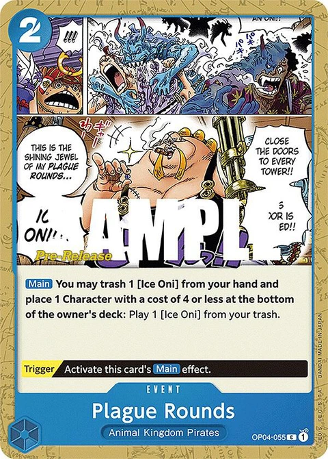 Plague Rounds - One Piece Card Game card