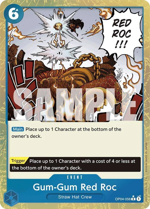 Gum-Gum Red Roc (Textured Foil) - One Piece Card Game card