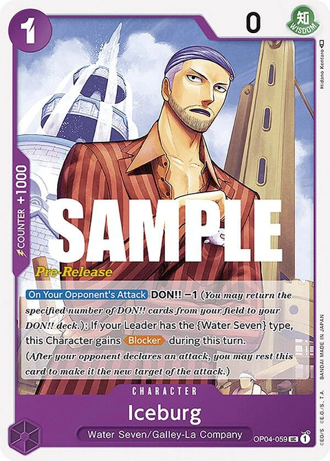 Iceburg - One Piece Card Game card