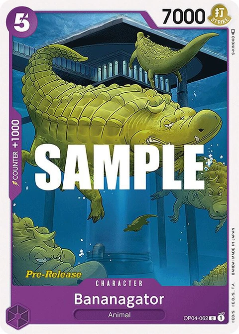 Bananagator - One Piece Card Game card