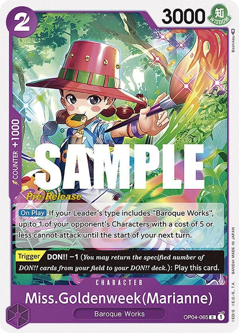 Miss.Goldenweek(Marianne) (Marianne) - One Piece Card Game card