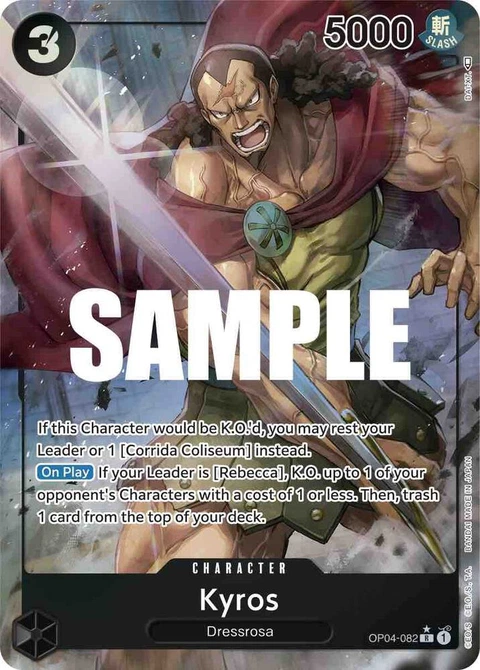 Kyros (Alternate Art) - One Piece Card Game card