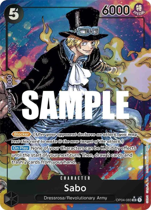 Sabo (Alternate Art) - One Piece Card Game card