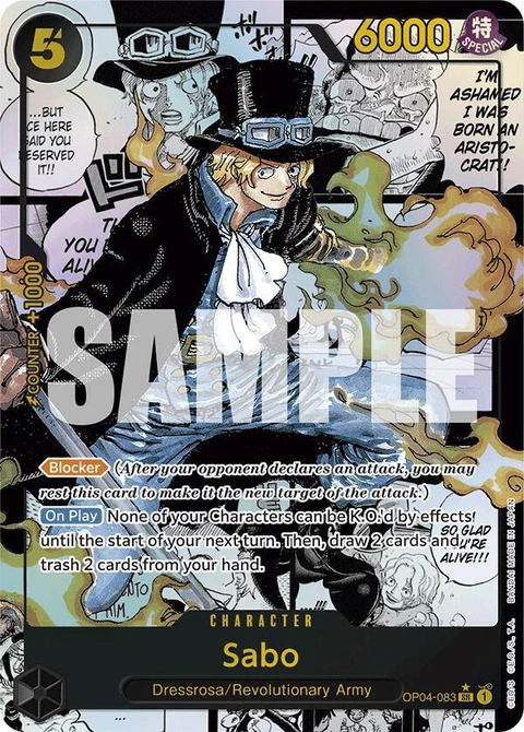 Sabo (Manga) - One Piece Card Game card