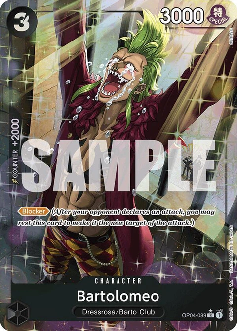 Bartolomeo (Alternate Art) - One Piece Card Game card