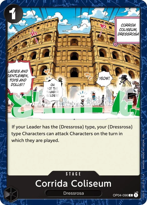 Corrida Coliseum (Reprint) - One Piece Card Game card