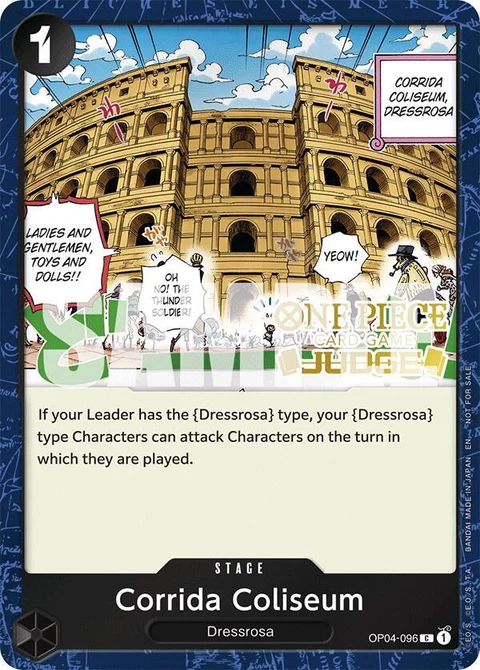 Corrida Coliseum (Judge Pack Vol. 6) - One Piece Card Game card