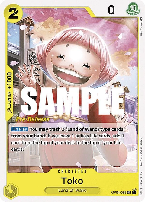 Toko - One Piece Card Game card