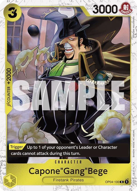 Capone"Gang"Bege (Jolly Roger Foil) - One Piece Card Game card