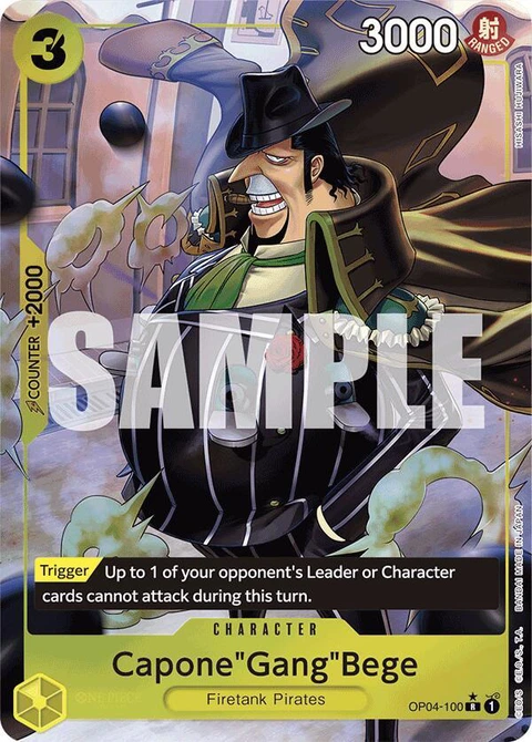 Capone"Gang"Bege (Full Art) - One Piece Card Game card