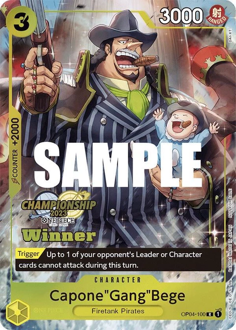 Capone"Gang"Bege (CS 2023 Top Players Pack) - One Piece Card Game card