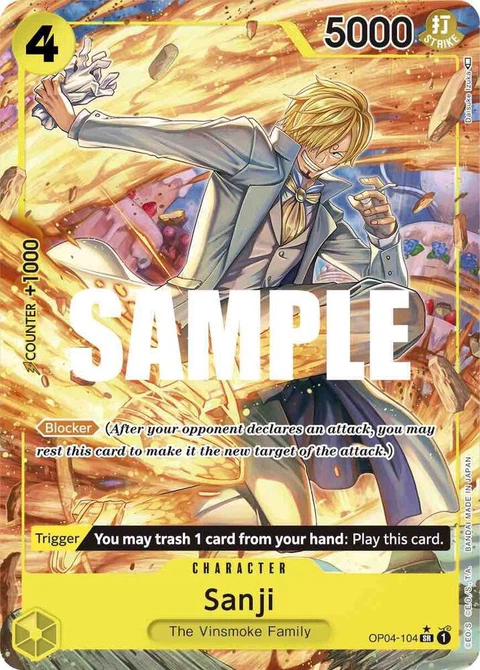 Sanji (Alternate Art) - One Piece Card Game card