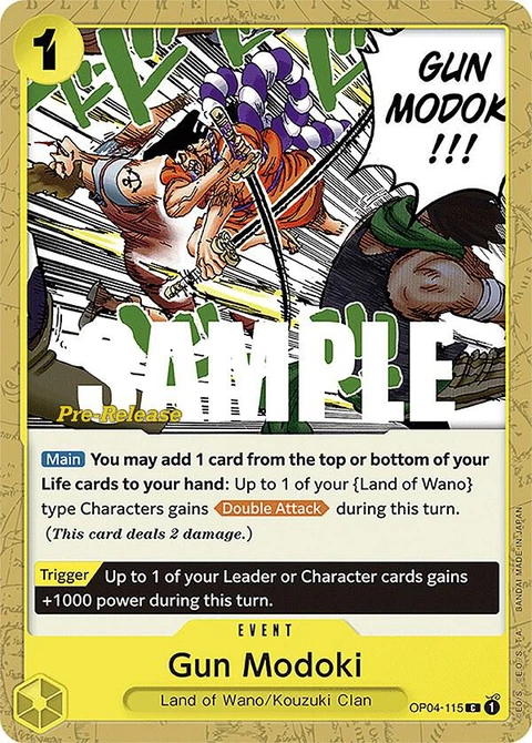 Gun Modoki - One Piece Card Game card