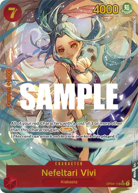 Nefeltari Vivi (Alternate Art) - One Piece Card Game card
