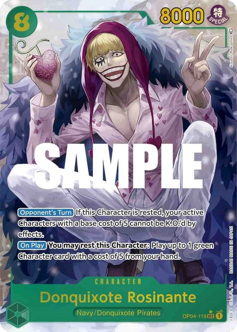 Donquixote Rosinante (Alternate Art) - One Piece Card Game card