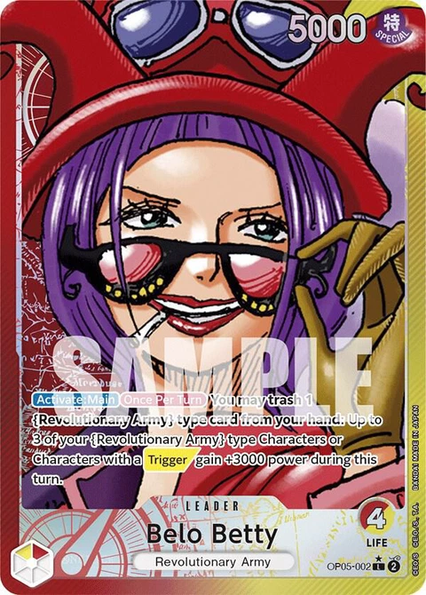Belo Betty (Alternate Art) - One Piece Card Game card