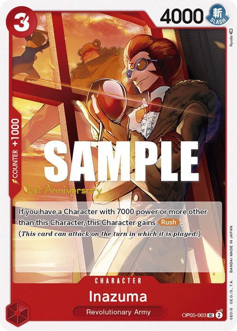 Inazuma - One Piece Card Game card