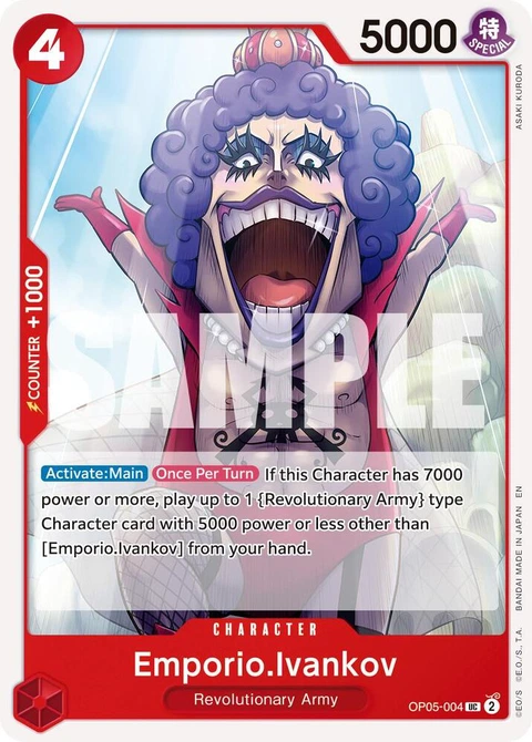 Emporio.Ivankov (Reprint) - One Piece Card Game card