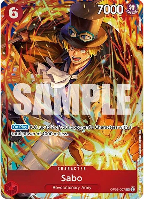Sabo (Illustration Box Vol.5) - One Piece Card Game card