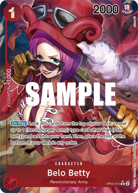 Belo Betty (Alternate Art) - One Piece Card Game card