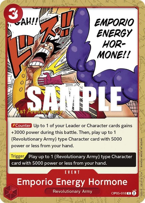 Emporio Energy Hormone - One Piece Card Game card