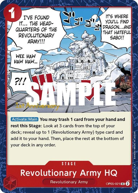 Revolutionary Army HQ - One Piece Card Game card