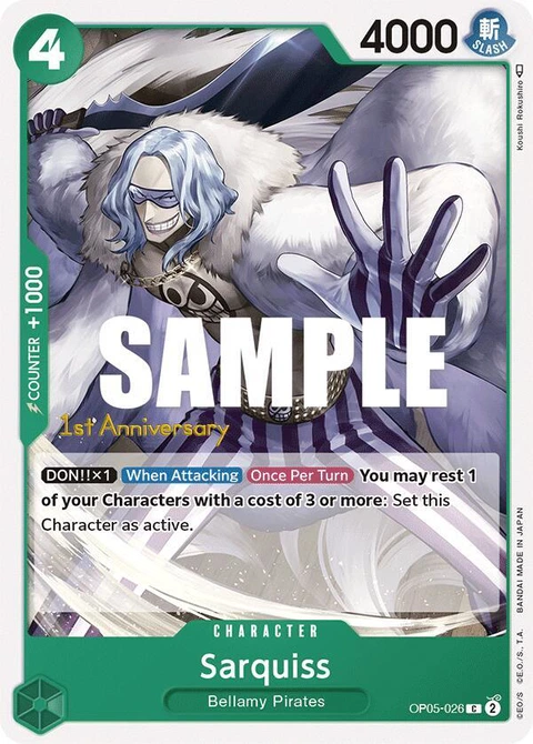 Sarquiss - One Piece Card Game card