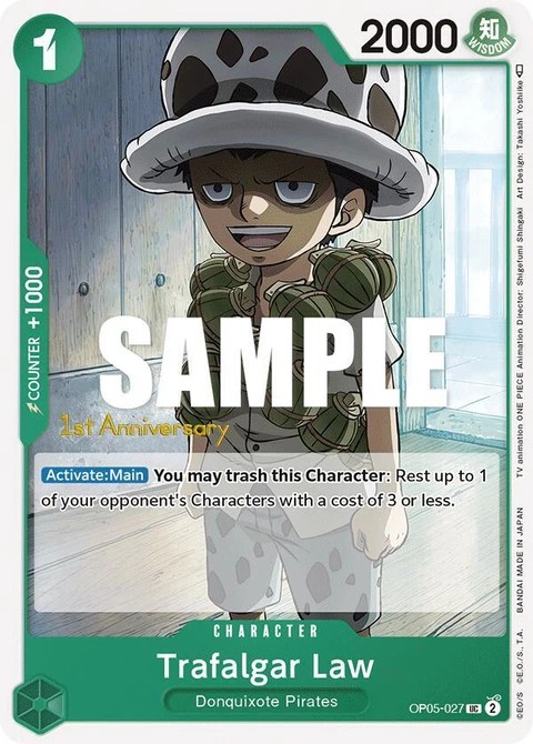 Trafalgar Law - One Piece Card Game card