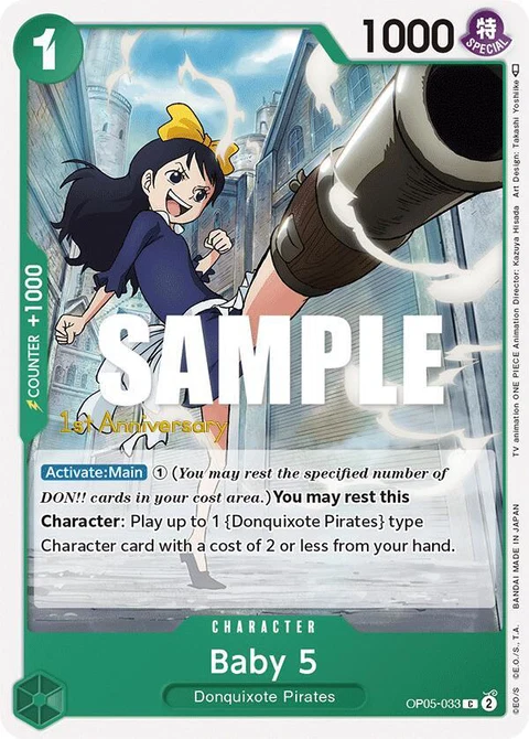 Baby 5 - One Piece Card Game card
