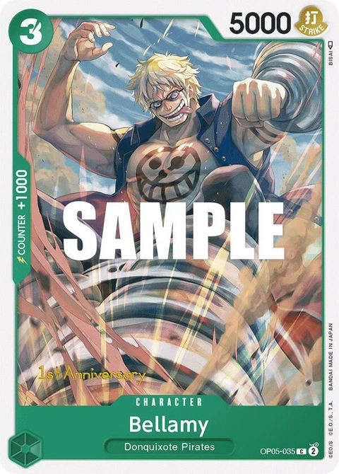 Bellamy - One Piece Card Game card