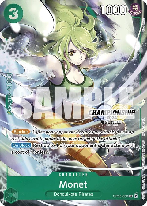 Monet (CS 2024 Event Pack Finalist) - One Piece Card Game card
