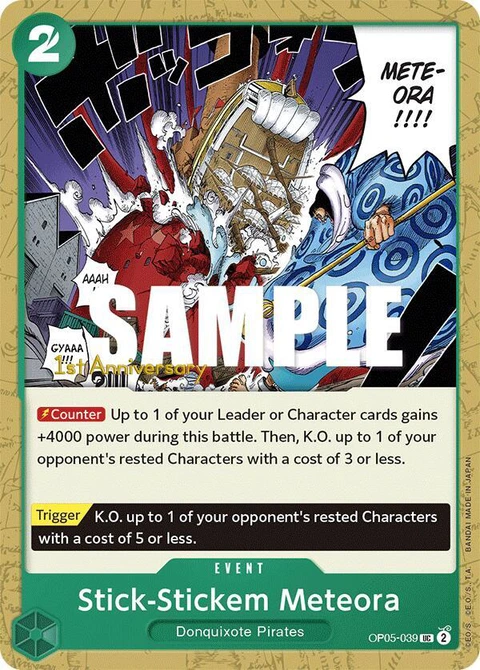 Stick-Stickem Meteora - One Piece Card Game card