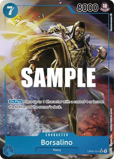 Borsalino (Alternate Art) - One Piece Card Game card