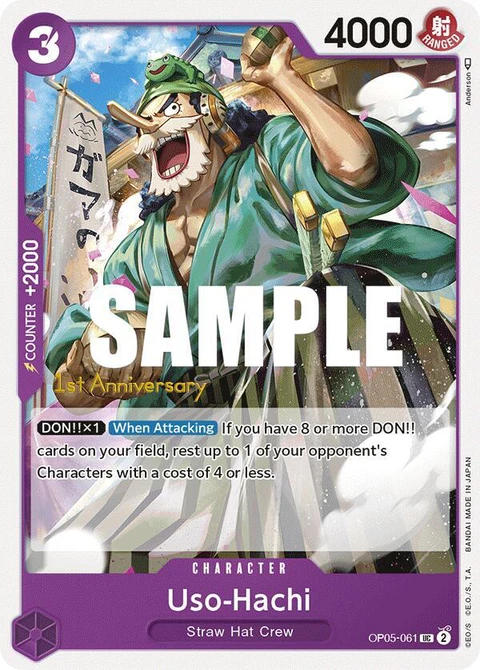 Uso-Hachi - One Piece Card Game card