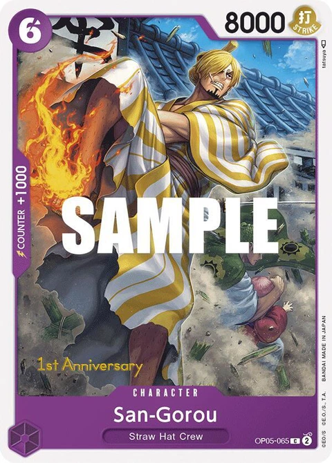 San-Gorou - One Piece Card Game card