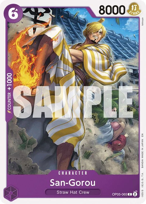 San-Gorou (Reprint) - One Piece Card Game card