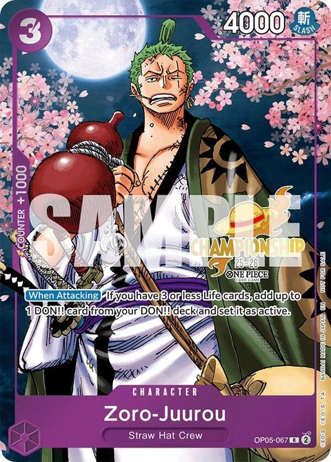 Zoro-Juurou (CS 25-26 Event Pack) - One Piece Card Game card