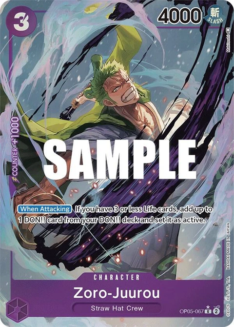 Zoro-Juurou (Alternate Art) - One Piece Card Game card